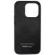 Audi Synthetic Leather vāciņš Apple iPhone 14 Pro 6.1\", melns