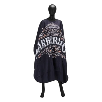 Activeshop J-456 Frizieru apmetnis ar gumijas apkakli Melns