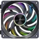Ventilatoru komplekts Seasonic MagFlow ARGB 120 mm, 3 gab., melns