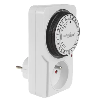 GreenBlue GB360 E mehāniskais taimeris, 48 programmas, 16A, IP20, balts