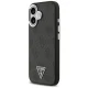 Guess vāciņš iPhone 17 MagSafe 4G PU Leather ar kameras rāmi, melns