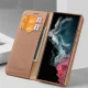 Dux Ducis Hivo Samsung Galaxy S23+ ādas atlokāmais maciņš Brūns