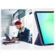 Tech-Protect Samsung Galaxy Tab A9 atverams vāciņš maciņš grāmatiņa SmartCase, tumši zils