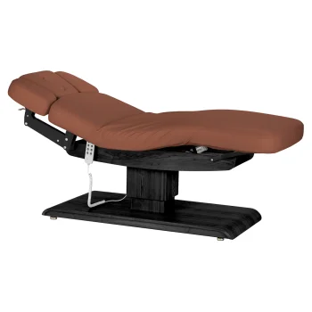 Elektriskā SPA kušete Sillon Relax, brūna ar tumša koka pamatni