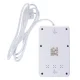 Maclean MCE392 W Pagarinātājs, 4 ligzdas, 3x USB, 2500W, 1.5m, Balts