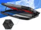 Klēpjdatora dzesēšanas spilventiņš ar LED regulējams USB pieslēgvietu | adjustable laptop cooling pad with port