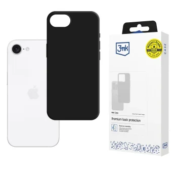3Mk Protection iPhone 16e / SE 4 vāciņš Matt Case, melns
