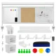 Ergo Office ER-300 W galda organizators / starpsiena, balts
