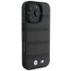 BMW M Perforated And Stitched Line MagSafe vāciņš iPhone 16 Pro, melns
