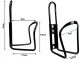 Ūdens Pudeļu Kausu Turētājs Velosipēdam (Alumīnija), Sudraba | Bike Bicycle Water Bottle Cup Bracket Holder