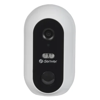 Denver IOB-209 Āra WiFi novērošanas kamera, Balta/Melna