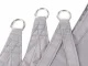 Dārza Ūdensizturīgs Saulessargs Markīze Bura Nojume Tents 4x3m, Pelēks | Garden Patio Waterproof Sun Shade Sail...