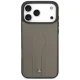 Mercedes Leather The Move MagSafe vāciņš iPhone 17 Pro Max, Taupe