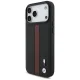 BMW M Perforated Stripe Logo MagSafe vāciņš iPhone 17 Pro Max, sarkans