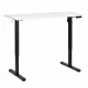 ModernHome elektriski regulējams galds 120x60 cm 72-118 cm balts