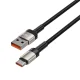 Tech-Protect UltraBoost Evo USB-A / USB-C kabelis 100W 5A 1m, titāna