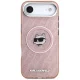 Karl Lagerfeld IML Choupette Head MagSafe vāciņš iPhone 17 Air, Rozā