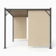 MultiGarden 3x4 m tērauda dārza pergola, bēša