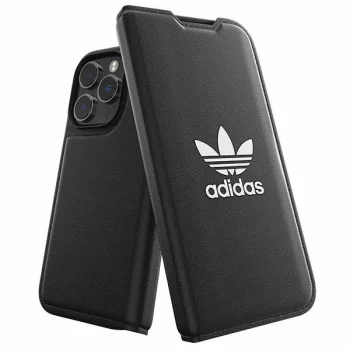 Adidas iPhone 14 Pro atverams vāciņš maciņš grāmatiņa OR Booklet Basic, melns