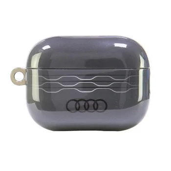 Audi IML Geometric Pattern maciņš AirPods Pro 2 austiņām - Pelēks