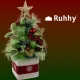 Ruhhy 00022591 izrotāta mākslīgā eglīte, 45 cm