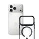 Telefona vāciņš 3mk Satin Armor MagCase iPhone 17 Pro, caurspīdīgi melns