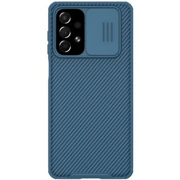 Vāciņš Nillkin CamShield Pro Case priekš Samsung Galaxy A73 ar kameras aizsegu, zils