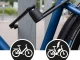 Saliekamā velosipēda slēdzene ar atslēgu, 80 cm, melna
