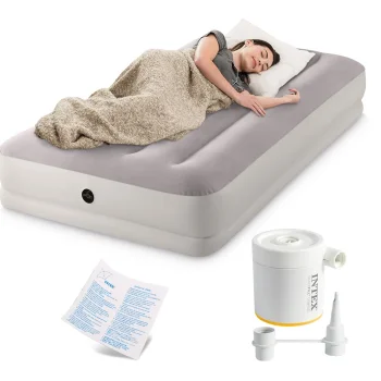 Intex 64177 piepūšamais matracis ar USB sūkni, 191x99x30 cm