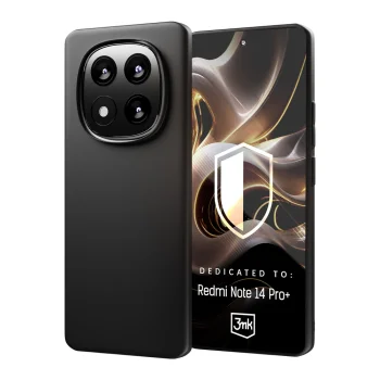 3Mk Protection Matt Case vāciņš Xiaomi Redmi Note 14 Pro+ Black