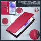 Samsung Galaxy A55 ( SM-A556B/DS ) LC.IMEEKE PU Leather Wallet Protective Book Case Cover, Red | Telefona Vāciņš...