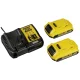 Akumulatora triecienurbjmašīna-skrūvgriezis DeWalt DCD709D2T-QW 18V 2x 2.0Ah