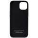 Audi Synthetic Leather vāciņš Apple iPhone 14, melns