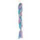 Soulima sintētiskie mati Ombre, zili/violeti, 60 cm