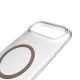 Puro Lite Mag vāciņš iPhone 17 Air ar MagSafe atbalstu, caurspīdīgs ar brūnu gredzenu