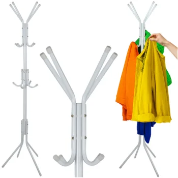 Ruhhy drēbju pakaramais statīvs 170cm, balts