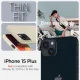 Telefona vāciņš Spigen Thin Fit priekš iPhone 15 Plus, bēšs