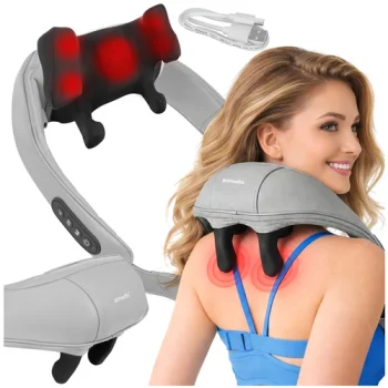 Bezvadu Shiatsu kakla un plecu masieris Isomedix 22.2W