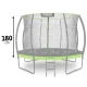 Batuta iekšējais drošības tīkls Neo-Sport 252 cm (8 ft) 6 stabiem
