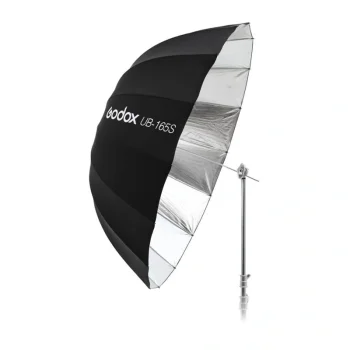 Godox UB-165S paraboliskais foto lietussargs, 165 cm, melns