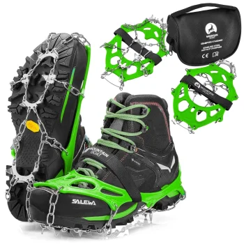 MOUNTAIN GOAT Standard tūrisma apavu dzelkšņi (44-46) XL, zaļi