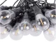 Dārza virtene 15 LED, silta baltā gaisma, 15 m