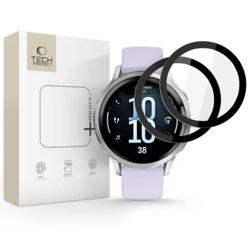 Tech-Protect Glass Flex+ aizsargstikls Garmin Venu 4 41mm, 2 gab., melns