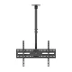 Maclean MC-173 Griestu TV stiprinājums 37-86\", 50kg, VESA 600x400, Melns