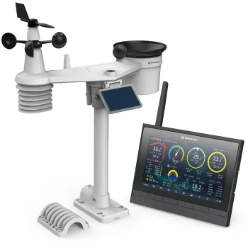 Meteoroloģiskā stacija Bresser MeteoChamp HD 9-in-1 WLAN, melna