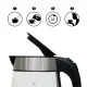 Elektriskā stikla tējkanna Huslog AK-0537, 1.7L, 2200W, melna/sudraba
