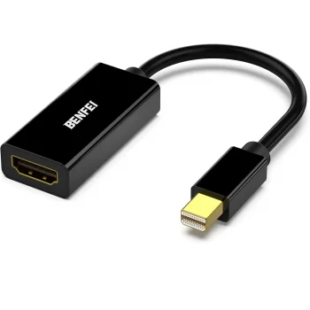 Benfei mini DisplayPort uz HDMI adapteris, melns