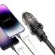 Auto lādētājs Tech-Protect CC45W USB-C PD 45W un USB-A QC 3.0, melns