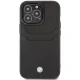 BMW Leather Card Slot vāciņš iPhone 14 Pro Max 6.7\" Melns