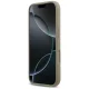 Guess Silicone Big 4G Script vāciņš iPhone 17, brūns